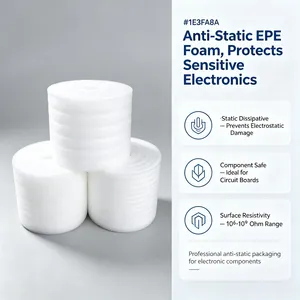 Rouleau de mousse EPE épaissie haute résilience, emballage antichoc robuste pour pièces automobiles, expédition transfrontalière - Product Image 1