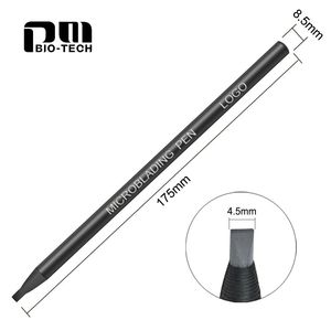 <span class=keywords><strong>Crayon</strong></span> à sourcils étanche pour PMU Microblading Tattoo Design Pen Maquillage <span class=keywords><strong>Brun</strong></span> Noir Stylo avec noyau dur - Product Image 4