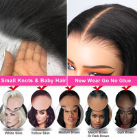 Perruques de Cheveux Humains HD Pré-Épilées, Perruques Lace Front en Cheveux Humains pour Femmes Noires, Fournisseurs de Perruques Full Lace en Cheveux Brésiliens
