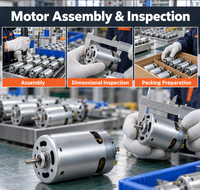 Moteur d'entraînement sans fil HRS540 pour outils électriques, composant de moteur électrique à balais 6V 12V 24V pour assemblages de perceuses