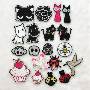 แผ่นปะติดลายการ์ตูนสัตว์ Baoxiang ป้ายปักผ้าสำหรับเสื้อผ้า รูปทรงไม่สม่ำเสมอ ทำจากผ้าสักหลาดไม่ทอ - Product Image 1