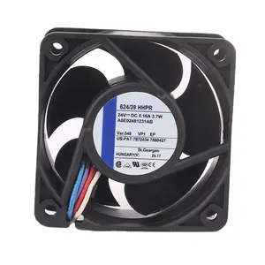 New 12V 48V DC24V 3.7W EC AC 60X60X25MM 6CM 6025 155mA 4-wire inverter axial flow centrifugal ventilation 624/39HHPR cooling fan