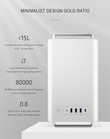 OEM SOEYI Office Micro ATX PC Case Mid Tower 0.8mm Thick Spcc PC Cabinet Wholesales Matx U320 Computer Case Casing for PC