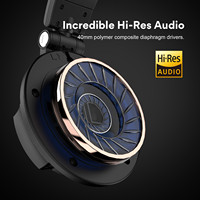 Headphone Studio HiFi Oneodio Monitor 80 Berkabel Over Ear Audiophile Headphone Audio Hi-Res Profesional DJ Headset Studio