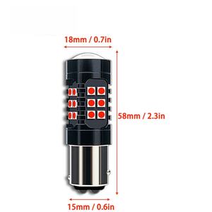 Ampoules LED de voiture 12V/24V 5W pour clignotants, feux de recul, feux arrière, projecteurs, 1157 T20 T25 3030 30SMD, feux de marche arrière BA15S BAU15S BA15D - Product Image 5