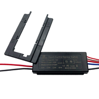 DC12 24V LED Light Supply Double Key Touch Dimmer Sensor Switch pour Smart LED Miroirs 12V
