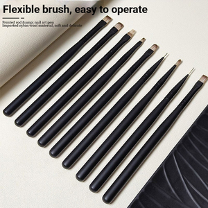Ensemble de pinceaux pour gel UV acrylique, multifonction, pour estompage ombré, peinture précise, outil pour salon de manucure professionnel, manucure DIY - Product Image 6