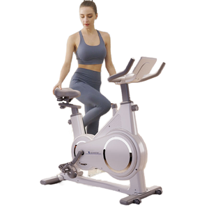 Kèm theo đầy đủ có thể sạc lại tập thể dục xe đạp để sử dụng nhà Màn hình hiển thị điện tử hệ thống phanh từ thép hoạt động yên tĩnh - Product Image 5