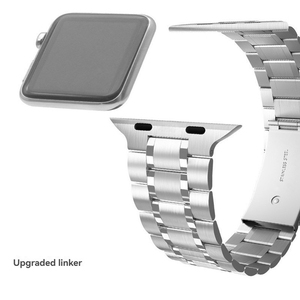 Correas Metálicas <span class=keywords><strong>de</strong></span> Acero Inoxidable <span class=keywords><strong>de</strong></span> Repuesto, Correa <span class=keywords><strong>de</strong></span> 5 Eslabones para Apple Watch Serie <span class=keywords><strong>9</strong></span> Ultra, Brazalete para Iwatch <span class=keywords><strong>de</strong></span> 38mm y 45mm - Product Image 5