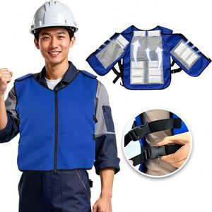Gilet rafraîchissant d'été PCM, insert de sac réfrigérant PCM, le plus tendance, fortement recommandé pour diverses occasions - Product Image 1