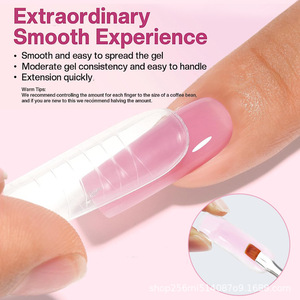 Độ bóng cao Poly gel cho ngay lập tức cắt sửa móng tay không có <span class=keywords><strong>Top</strong></span> Coat yêu cầu LED nguồn thời gian tiết kiệm DIY thiết kế phong cách Nail mở rộng - Product Image 5