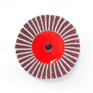 <span class=keywords><strong>Brosse</strong></span> à lamelles en nylon non tissé Roue de tambour de polissage en satin Tambour non tissé abrasif - Product Image 2
