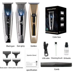 Tagliacapelli Professionale per Uomo - Clipper Cordless e con <span class=keywords><strong>Filo</strong></span> per Taglio e Cura dei Capelli, <span class=keywords><strong>Regolabarba</strong></span> Ricaricabile - Product Image 2