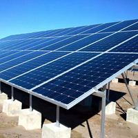 Support de montage de panneaux solaires ZM, système de montage au sol pour panneaux solaires, structure de montage au sol pour panneaux solaires