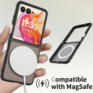 Venta al por mayor precio de fábrica piel-sensación colorido translúcido mate a prueba de golpes funda para teléfono móvil para <span class=keywords><strong>Motorola</strong></span> <span class=keywords><strong>Razr</strong></span> Ultra 2025 - Product Image 5