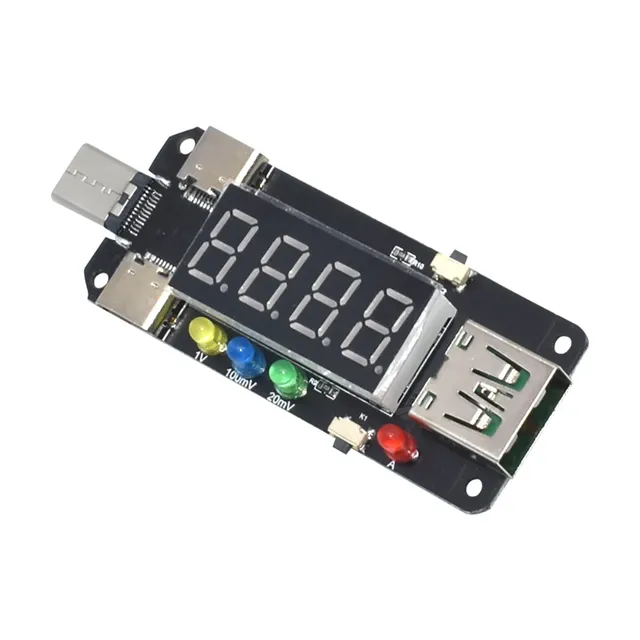 XY-WPDT USB-C PD Fast Charging Trigger Decoy Tester Module, Adjustable Voltage (1V/100mV/20mV) with Display & Memory.