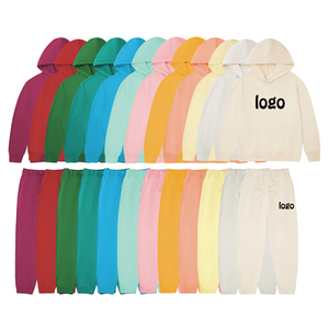 Conjunto de Sudadera con Capucha y Pantalones Deportivos Personalizados, Sudadera con Capucha Extra Grande con Cordón Ajustable, Chándal con Logotipo Personalizado - Product Image 5