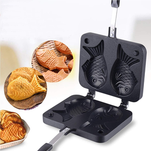 Moule à sandwich portable populaire, plaque de cuisson en aluminium pour usage extérieur, grill à gaufres double face pour le petit-déjeuner - Product Image 2
