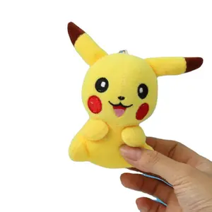 Action Figure pokedolls bebekler çocuk oyuncakları hediye nokta toptan pokeplush peluş anahtarlık sevimli Anime Pikachu peluş oyuncak anahtarlık