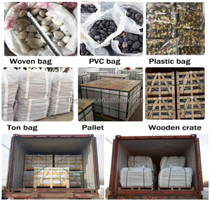 Kids DIY Hand-Painting Gift <strong>Round</strong> Polished Natural Grey <strong>River</strong> <strong>Stones</strong> for Park Decorative Cobble Pebbles - Product Image 5