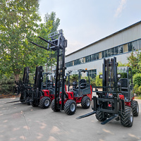Gelenkiger 4WD Geländestapler FL1000 1 Tonne Nutzlast für Bienenstock-Handling