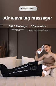 Colchón de Masaje por Compresión de Aire Eléctrico, Masajeador de Piernas con Control Remoto Inalámbrico, Sistema Portátil de Recuperación de Pantorrillas y Pies para la Salud - Product Image 4