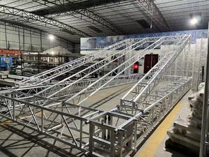 Estructuras de Techo para Escenarios de Conciertos, Personalizadas, Inteligentes, Cuadradas, de Aleación de Aluminio 6082-T6/6061-T6, de Ensamblaje Rápido, Duraderas, con Pantalla <span class=keywords><strong>LED</strong></span> - Product Image 3