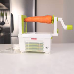 Modèle très vendu : Spiraleuse à légumes en acier inoxydable, éplucheur et coupe-légumes en spirale pour légumes - Product Image 4