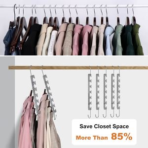Wholesale Good Price Magic Space Saving <b>Single</b> Tier Heavy Iron <b>Wardrobe</b> Organizer Multifunctional Cleaning Clothes Hangers - Product Image 3