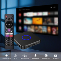 Topleo TV Box 4K Android ONN 8K Smart TV Certificado de Alta Calidad Aplicación Personalizada WiFi 5G Android 10