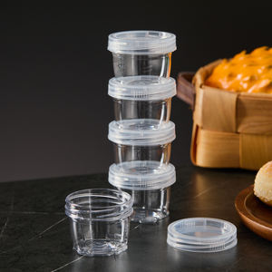 Conteneurs de stockage alimentaire empilables et peu encombrants de la marque Vanjoin 2026, couvercles hermétiques, fraîcheur, sans BPA, plastique, ensemble multi-tailles, sauces - Product Image 4