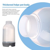 Pulvérisateur à pression manuel de 2 L pour jardin, bouteille de pulvérisation en HDPE avec buse réglable pour l'arrosage des plantes, le lavage de voitures et le nettoyage