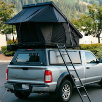 Tente de toit rigide en aluminium LLOYDBERG X-Hinges, imperméable, pour SUV, camion, camping, tentes de toit rigides