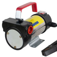 Pompe d'extraction de carburant diesel en acier inoxydable 12V 24V, moteur auto-amorçant, avec adaptateurs en laiton pour usage automobile
