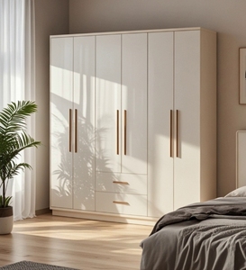 Hot <strong>Sale</strong> Modern <strong>Cheapest</strong> <strong>Wardrobe</strong> Clothes <strong>Wardrobe</strong> Wooden - Product Image 3
