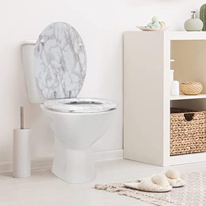 <span class=keywords><strong>Mdf</strong></span> tapa <span class=keywords><strong>WC</strong></span> phổ nhà vệ sinh chỗ ngồi cổ điển đá cẩm thạch thiết kế phụ kiện phòng tắm mềm nhà vệ sinh chỗ ngồi - Product Image 3