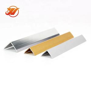 6061 6063 T5 T6 алюминиевый сплав, алюминиевый Экструдированный анодированный Золотой Серебряный шампанское L-образный угловой Алюминий для украшения - Product Image 3