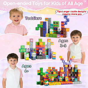 Nouvel ensemble de blocs de construction magnétiques 3D populaires 2026 – Jouets cubes magnétiques « Mon Monde » pour enfants – Mini blocs de construction magnétiques magiques d'Halloween - Product Image 6