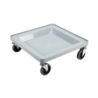 Chariot de rangement pour assiettes et gobelets en plastique pour restaurants commerciaux - Série RD01, options de 9/16/20/25/36/49 compartiments sans poignée
