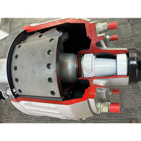 Essieu de semi-remorque de type BPW 14T, essieu de remorque de type allemand pour semi-remorque en vente