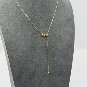 UM Jewelry Collier de chaînes en or massif 18 carats diamant unisexe/hommes/femmes anniversaire quotidien cadeau de mariage fête - Product Image 3