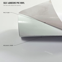Rouleau de vinyle auto-adhésif brillant en PVC polymérique, film d'emballage pour moto, scooter, vélo électrique, flexible, haute adhérence, imprimable aux solvants écologiques et aux UV