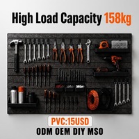 Panneaux muraux en PVC de haute qualité, imperméables et insonorisants, 15 USD, pour garage, atelier, entrepôt, hôtel, stockage.