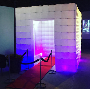 휴대용 360 Selfie 풍선 보그 사진 부스 LED 조명 판매 - Product Image 1