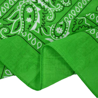 Sapu Tangan Bandana Katun Bermotif Paisley dengan Logo dan Pola Kustom, Kerudung Persegi untuk Bersepeda, Hip Hop, dan Dekorasi