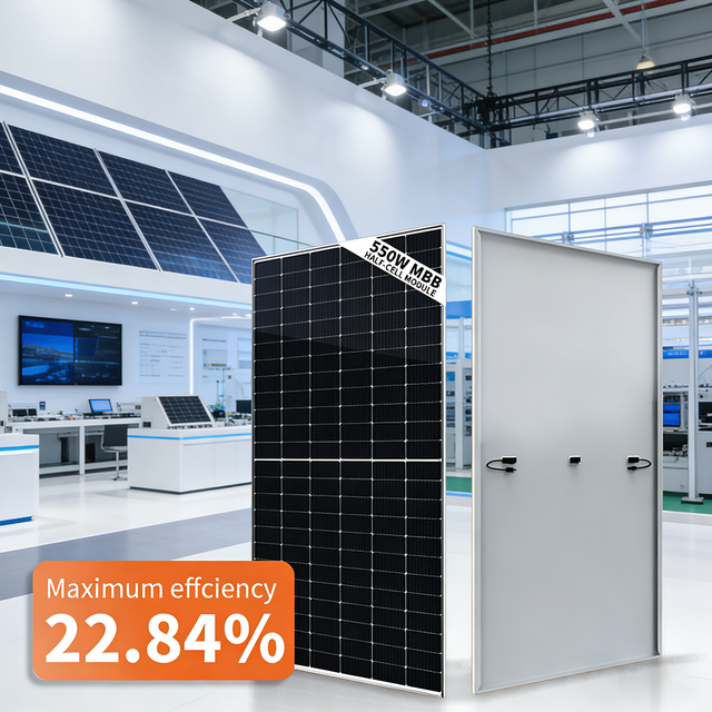 Demax Residential Monocrystalline Solar Panels High Efficiency 21.25% PERC for N-Type Glass Front Cover 182X91mm Cell Solar
