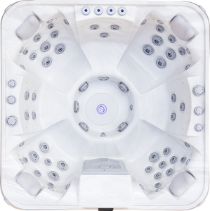 Bain à remous extérieur de luxe LOVIA pour 6 personnes, spa en acrylique <span class=keywords><strong>avec</strong></span> jets de style punk, éclairage LED, <span class=keywords><strong>baignoire</strong></span> à remous - Product Image 2