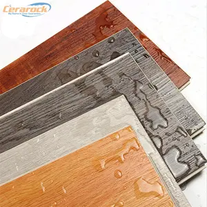Elegante impermeable alta calidad click lock suelo de tablones de vinilo