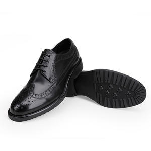 Chaussures formelles pour hommes en cuir véritable faites à la main, chaussures derby décontractées, chaussures en cuir pour hommes - Product Image 4