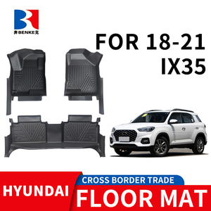 Alfombrillas de coche 5D de caucho 5DTPE ecológicas, impermeables y antideslizantes, personalizadas de fábrica, 3 piezas para Hyundai IX35 2018-2021 - Product Image 1